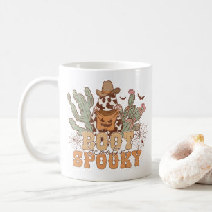 Western Cowboy Boot Scootin Spooky Halloween Kaffeetasse