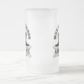 Western Cowboy Boots ADD NAME Sheriff Spurs Saloon Mattglas Bierglas (Mittel)