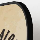 Western Cowboy Boots ADD NAME Sheriff Spurs Saloon Pickleball Schläger (Linke Seite)