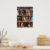 Western Cowboy Boots Americana Nashville Poster (Küche)