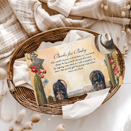 Western Cowboy Boots Books for Baby Begleitkarte
