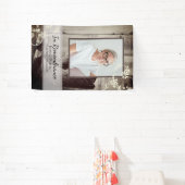 Western Cowboy Boots Feier der Lebensbeerdigung Banner (InSitu)