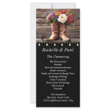 Western Cowboy Boots Floral Elegant Mason Jar