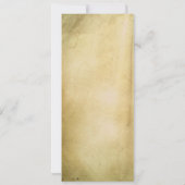 Western Cowboy Boots Probe Dinner Einladungen (Rückseite)