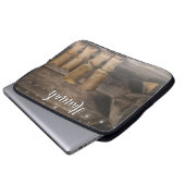 Western Cowboy Boots Rustic Barn Monogram Laptopschutzhülle (Vorne Knopf)