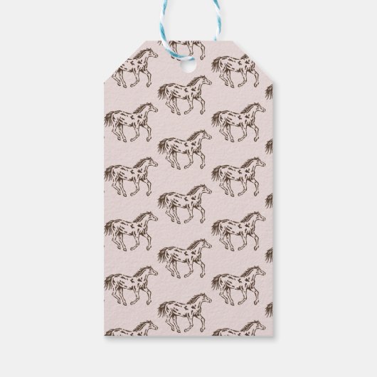 Western Cowboy Boy Baby Dusche Gefallen Geschenkanhänger (Rückseite)