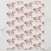 Western Cowboy Boy Babydusche Begrüßungszeichen (Rückseite)