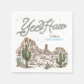 Western Cowboy Boy Babydusche Serviette (Vorderseite)