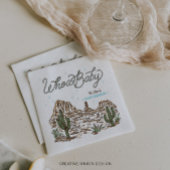 Western Cowboy Boy Babydusche Serviette