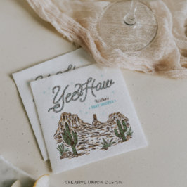 Western Cowboy Boy Babydusche Serviette