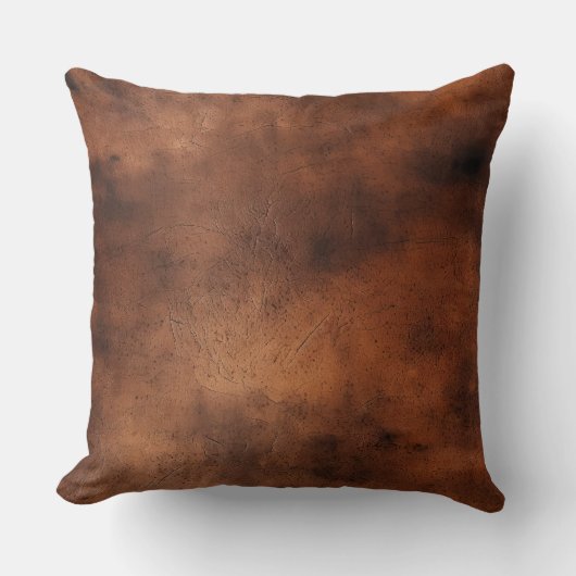Western Cowboy Brown Kissen (Vorderseite)