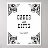 Western Cowboy Country Wedding Cards Schild (Vorne)