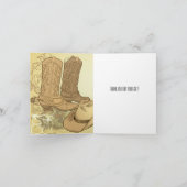 Western Cowboy Cowgirl Boots Danke (Innenseite)