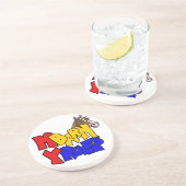 Western Cowboy Cowgirl Horse Barn Rodeo Untersetze Getränkeuntersetzer (Seite)