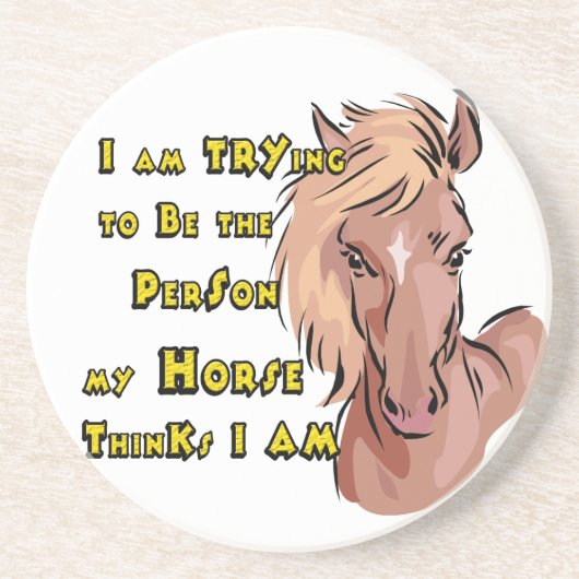 Western Cowboy Cowgirl Horse Barn Rodeo Untersetze Untersetzer (Vorne)