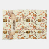 Western Cowboy Cowgirl Rodeo Pferd thematisch Geschirrtuch (Horizontal)