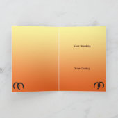 Western Cowboy Custom Grußkarte Karte (Innenseite)