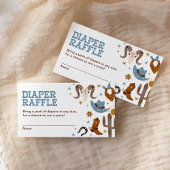 Western Cowboy Diaper Raffle Rodeo Kinderdusche Begleitkarte