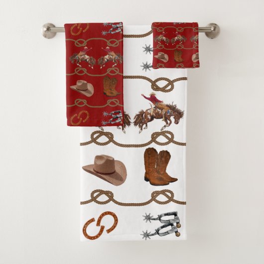 Western Cowboy Essentials Badhandtuch Set (Insitu)