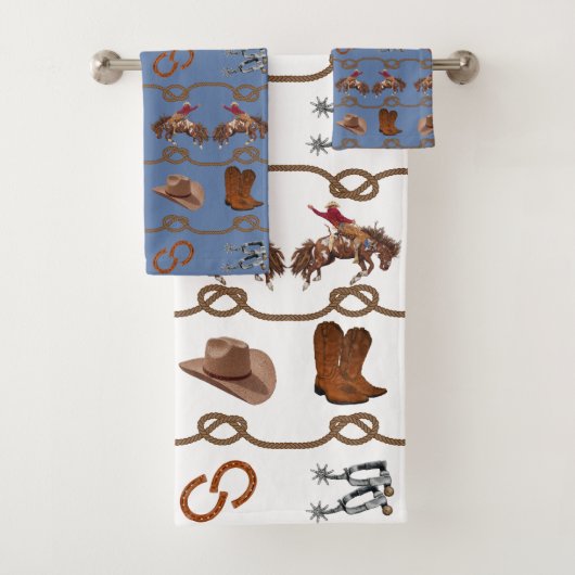 Western Cowboy Essentials Badhandtuch Set (Insitu)