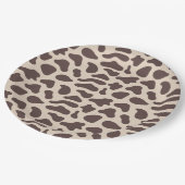 Western Cowboy First Rodeo Boys Geburtstag Pappteller (Schrägansicht)