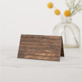 Western Cowboy Food Zelt Card Platzkarte (Rückseite)