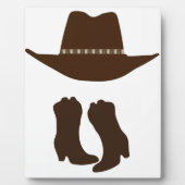 Western-Cowboy Fotoplatte (Vorderseite)