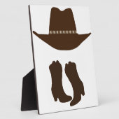 Western-Cowboy Fotoplatte (Seite)