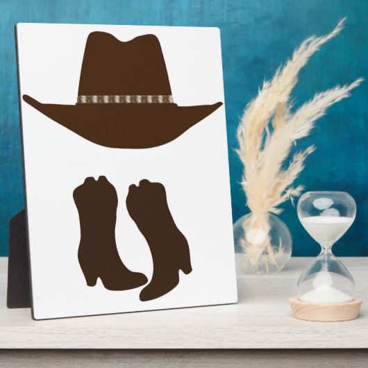 Western-Cowboy Fotoplatte (Seite)