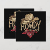 Western-Cowboy-Geburtstagsfeier (Vorne/Hinten)