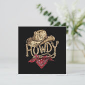 Western-Cowboy-Geburtstagsfeier (Stehend Vorderseite)