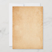 Western Cowboy Geburtstagsparty Dankeschön Karte (Rückseite)