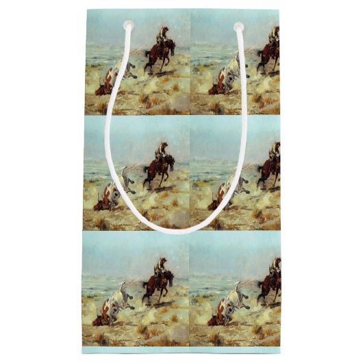 Western-Cowboy-Geschenk-Tasche Kleine Geschenktüte (Vorderseite)