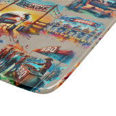 Western Cowboy GRILLEN Cookoff Szenen 1 Schneidebrett (Ecke)