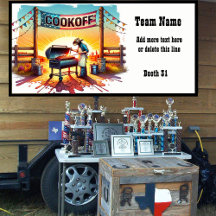 Western Cowboy GRILLEN Cookoff Szenen Custom