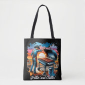 Western Cowboy GRILLEN Grillin' and Chillin' Tasche (Vorderseite)