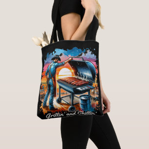 Western Cowboy GRILLEN Grillin' and Chillin' Tasche