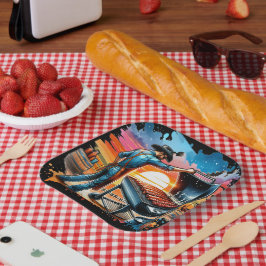 Western Cowboy GRILLEN Pit und Cook Pappteller