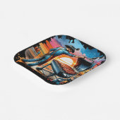 Western Cowboy GRILLEN Pit und Cook Pappteller (Gewinkelt)