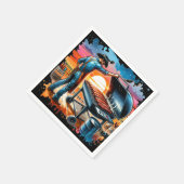 Western Cowboy GRILLEN Pit und Cook Serviette (Ecke)