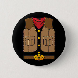 Western Cowboy Halloween Jungs Kinder Button