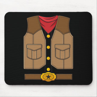 Western Cowboy Halloween Jungs Kinder Mousepad