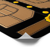 Western Cowboy Halloween Jungs Kinder Poster (Ecke)