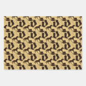 Western Cowboy Hat Boots Pferd Geschenkpapier Set (Vorderseite)