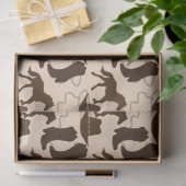 Western Cowboy Hat Boots Pferd Seidenpapier (Geschenk)