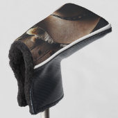 Western Cowboy Hat mit Florals Golf Headcover (3/4 Vorderseite)