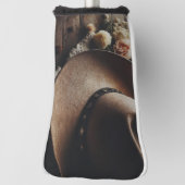 Western Cowboy Hat mit Florals Golf Headcover (Rotieren 90)