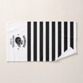 Western Cowboy Hat Trauzeuge Personalisiert Name Badhandtuch Set (Handtuch)