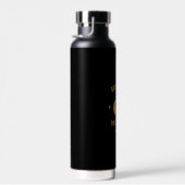 Western Cowboy Hat Trauzeuge Personalisiert Name Trinkflasche (Rechts)