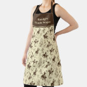 Western Cowboy Horse Rodeo Personalisiert Schürze (InSitu)